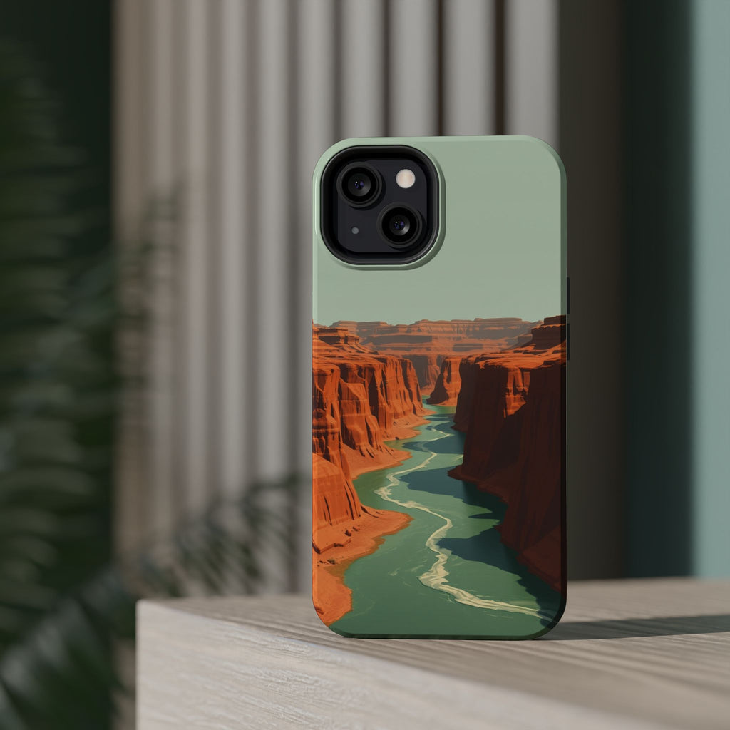 iPhone Burnt Orange And Sand River Canyon Slim iPhone Everyday Designer · iPhone