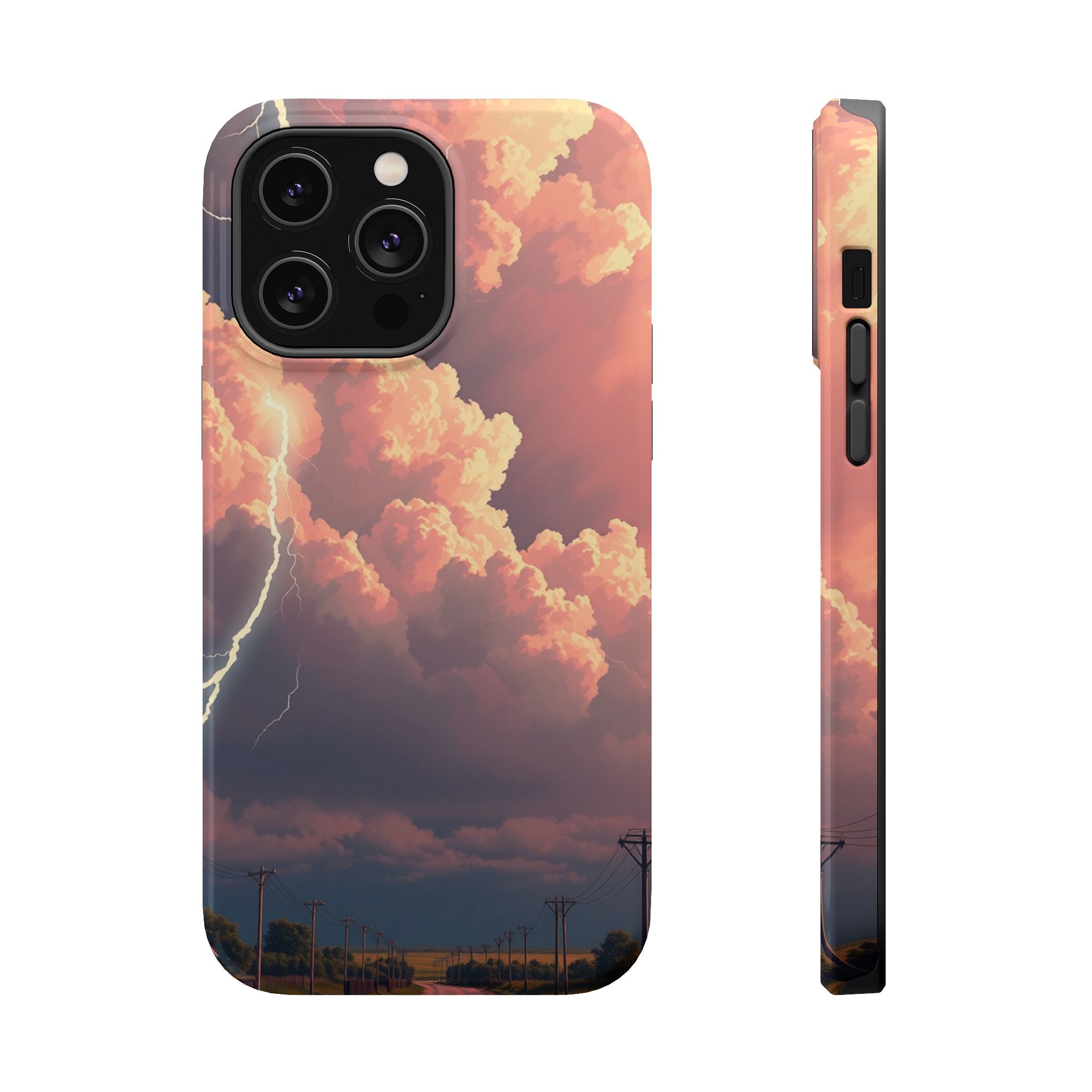 iPhone Thunderstorm Sky Grunge Distressed Slim iPhone Everyday Designer · iPhone