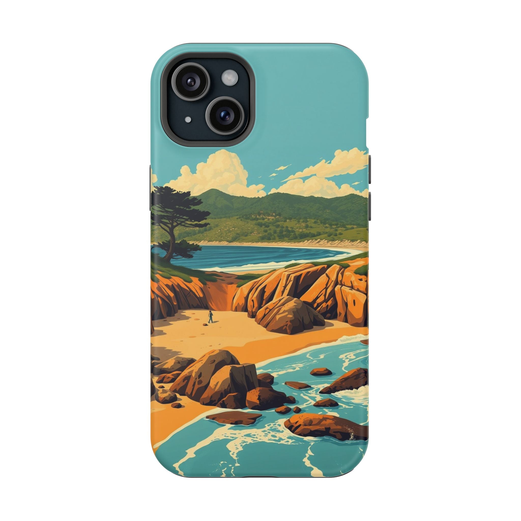 iPhone Pebble Beach Vintage Retro Poster Slim Everyday iPhone Designer · iPhone
