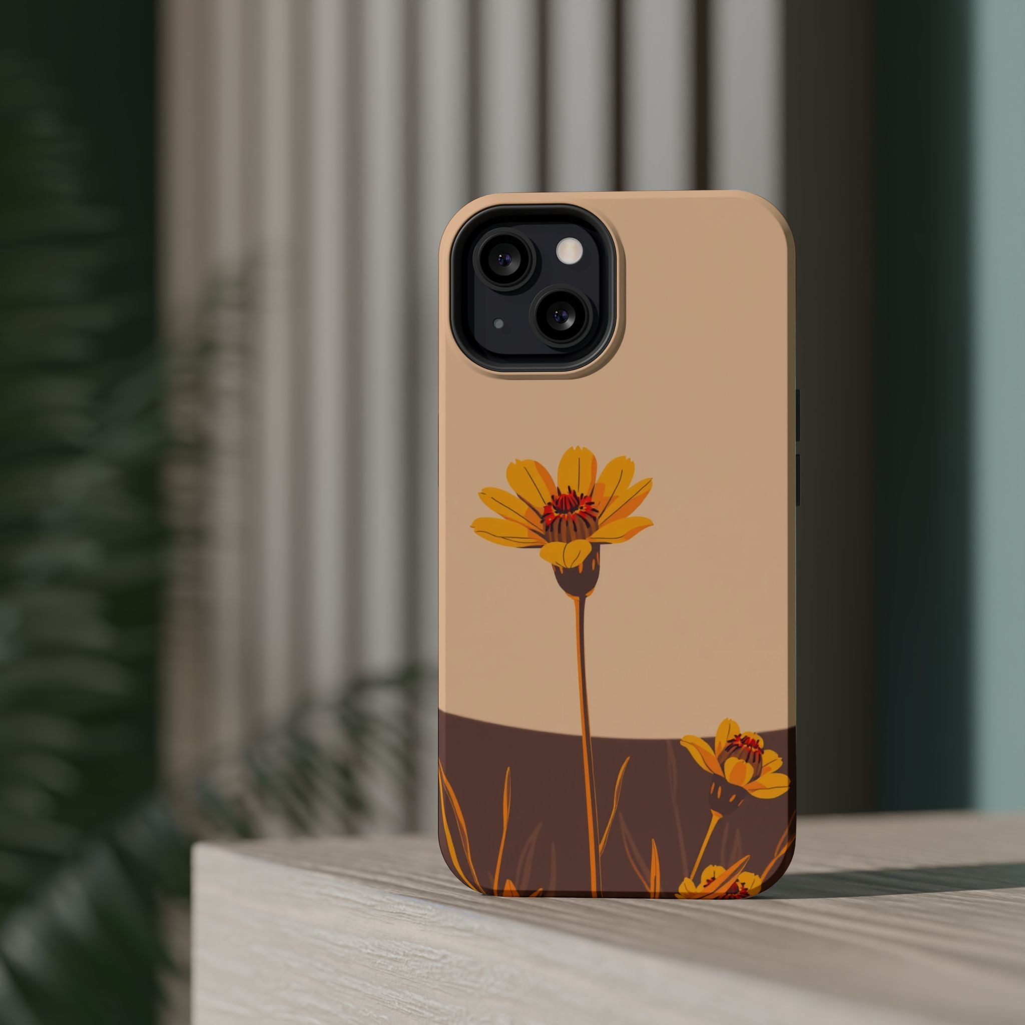iPhone Serene Desert Flower Design Bold Modern Everyday Snap Case · iPhone Case