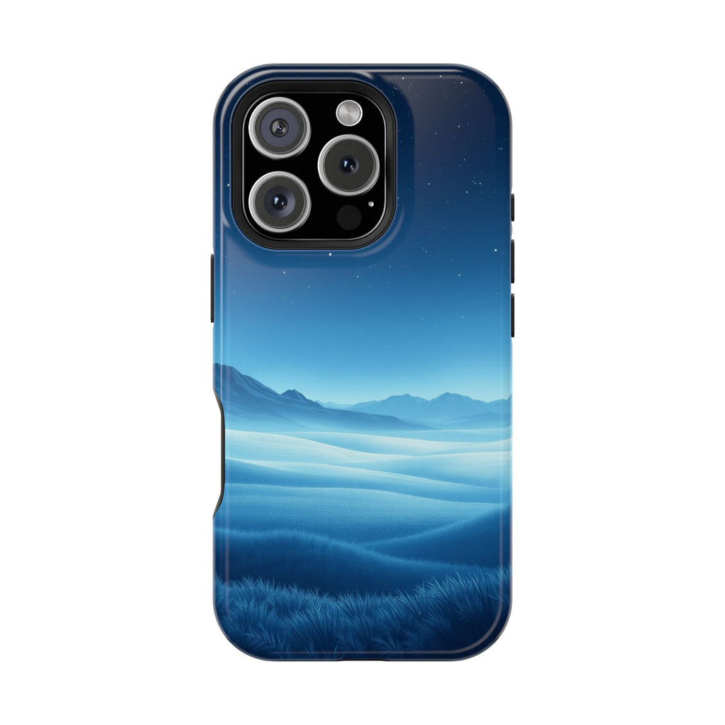 iPhone Midnight Blue And Silver Tundra Expanse Clean iPhone 17 Minimal · iPhone