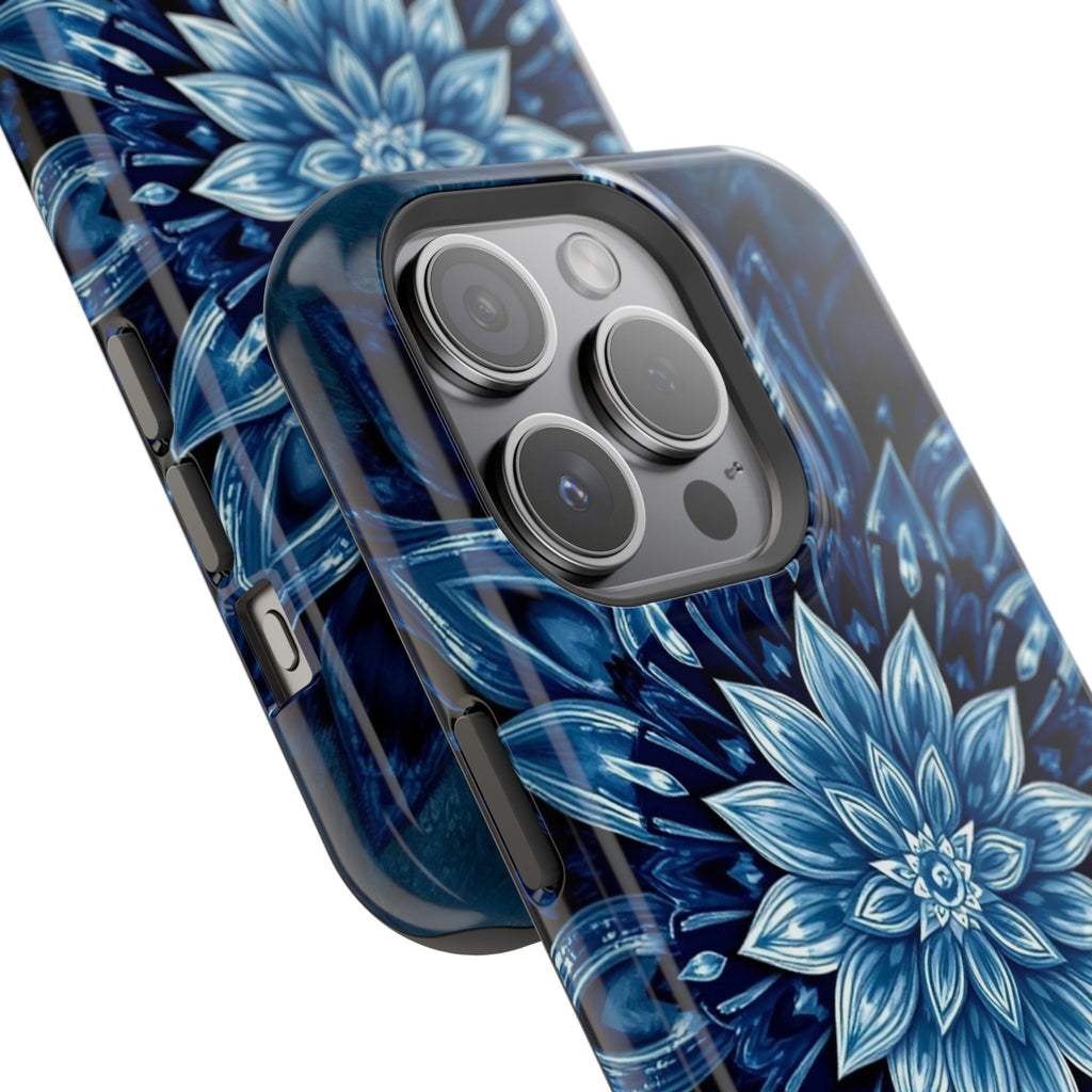 iPhone Floral Mandala Electric Art Bold Modern Everyday Snap Case · iPhone Case