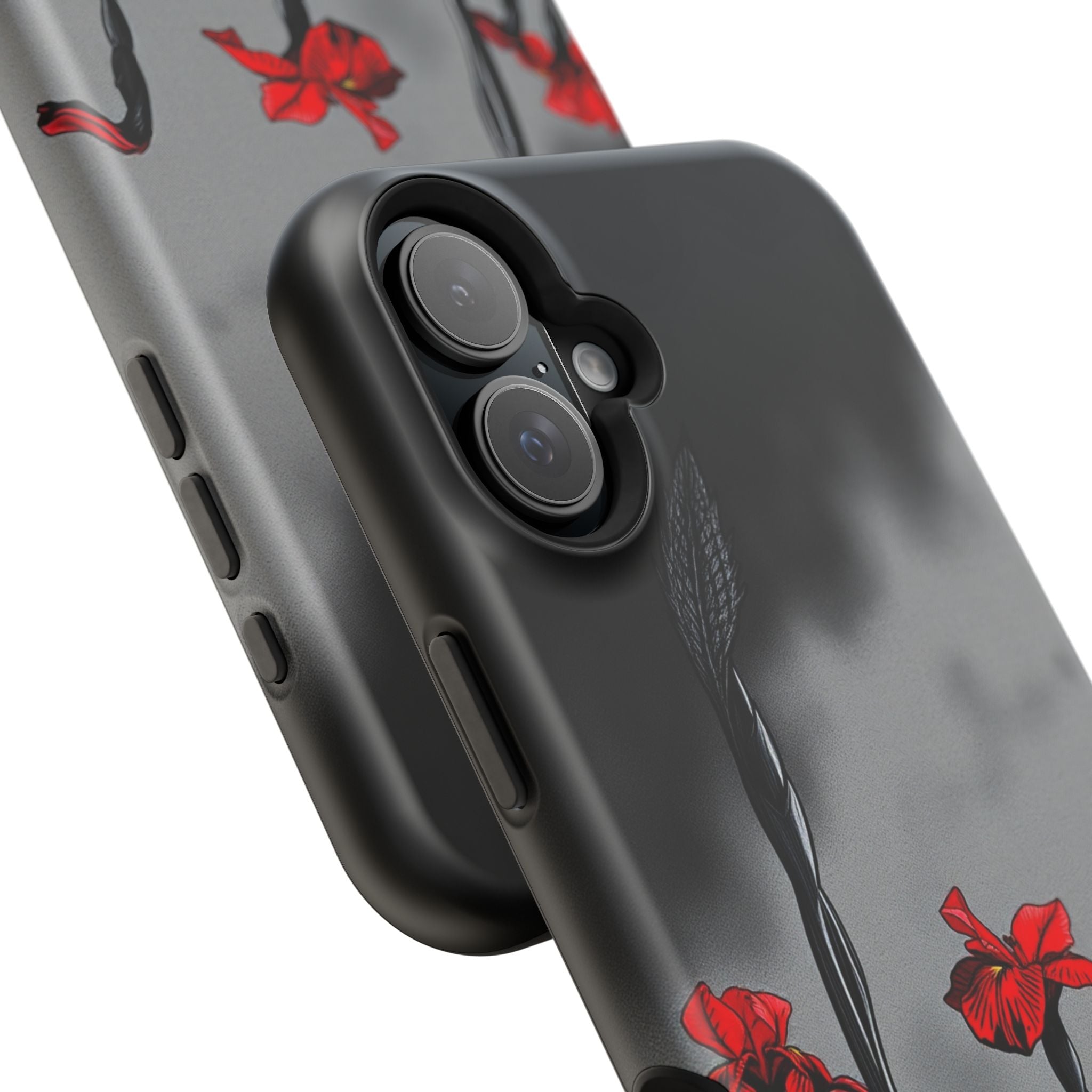 iPhone Iris Garden Cinematic Art Soft Finish Everyday Cas Slim Snap Case · iPhon