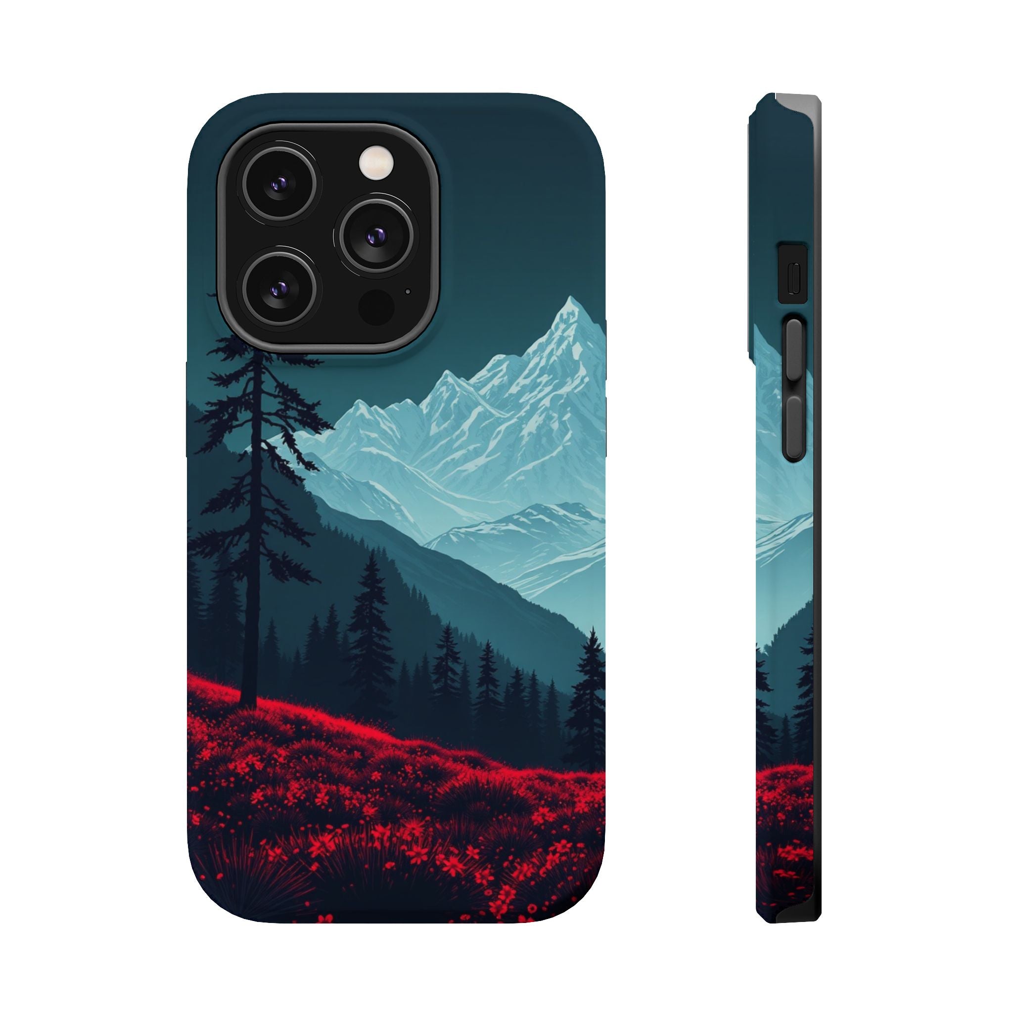 iPhone Vibrant Alpine Meadow Design 17 Slim Everyday Designer Case · iPhone Case