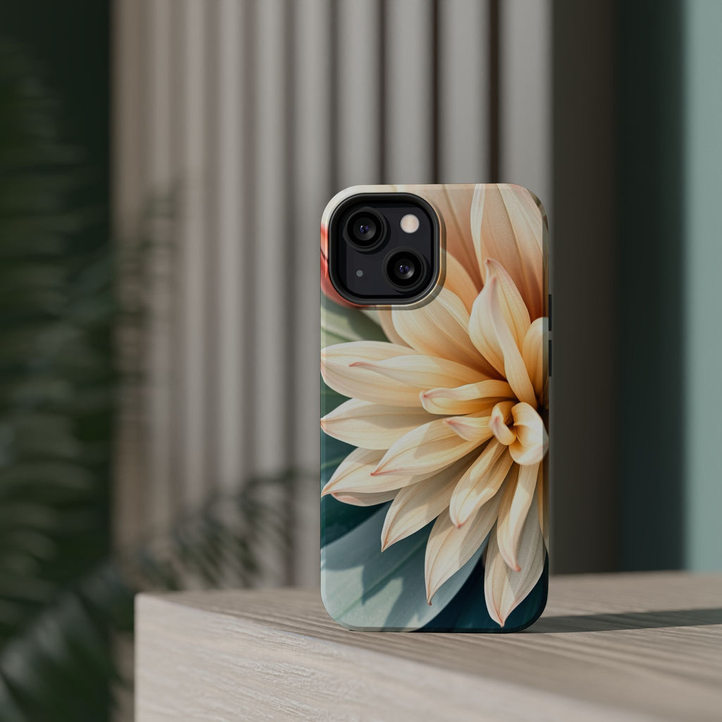 iPhone Neon Floral Radiant Design Clean Minimal Snap Case · iPhone Case
