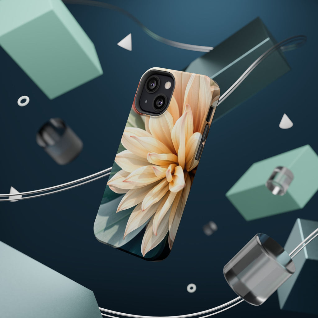 iPhone Neon Floral Radiant Design Clean Minimal Snap Case · iPhone Case