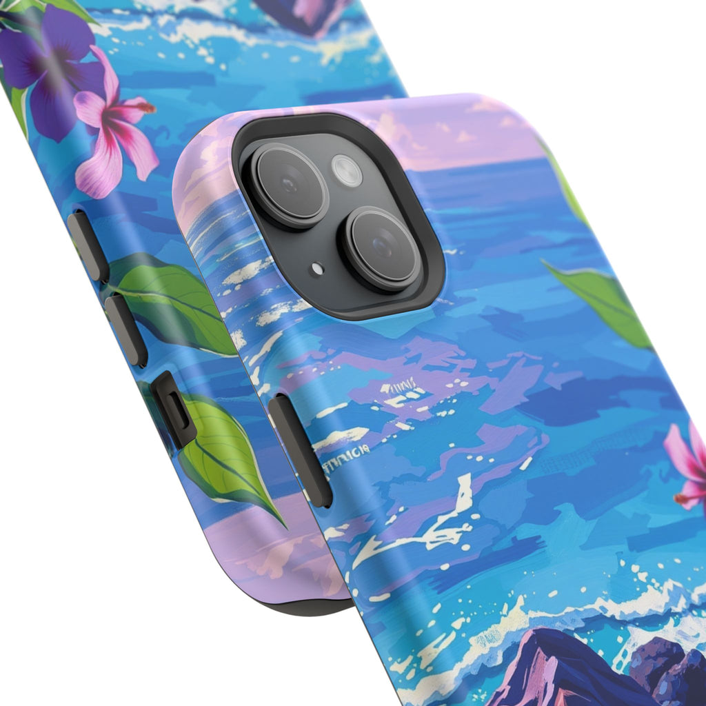 iPhone Hibiscus Coast Enchanted Art Slim Everyday Designer Case · iPhone Case
