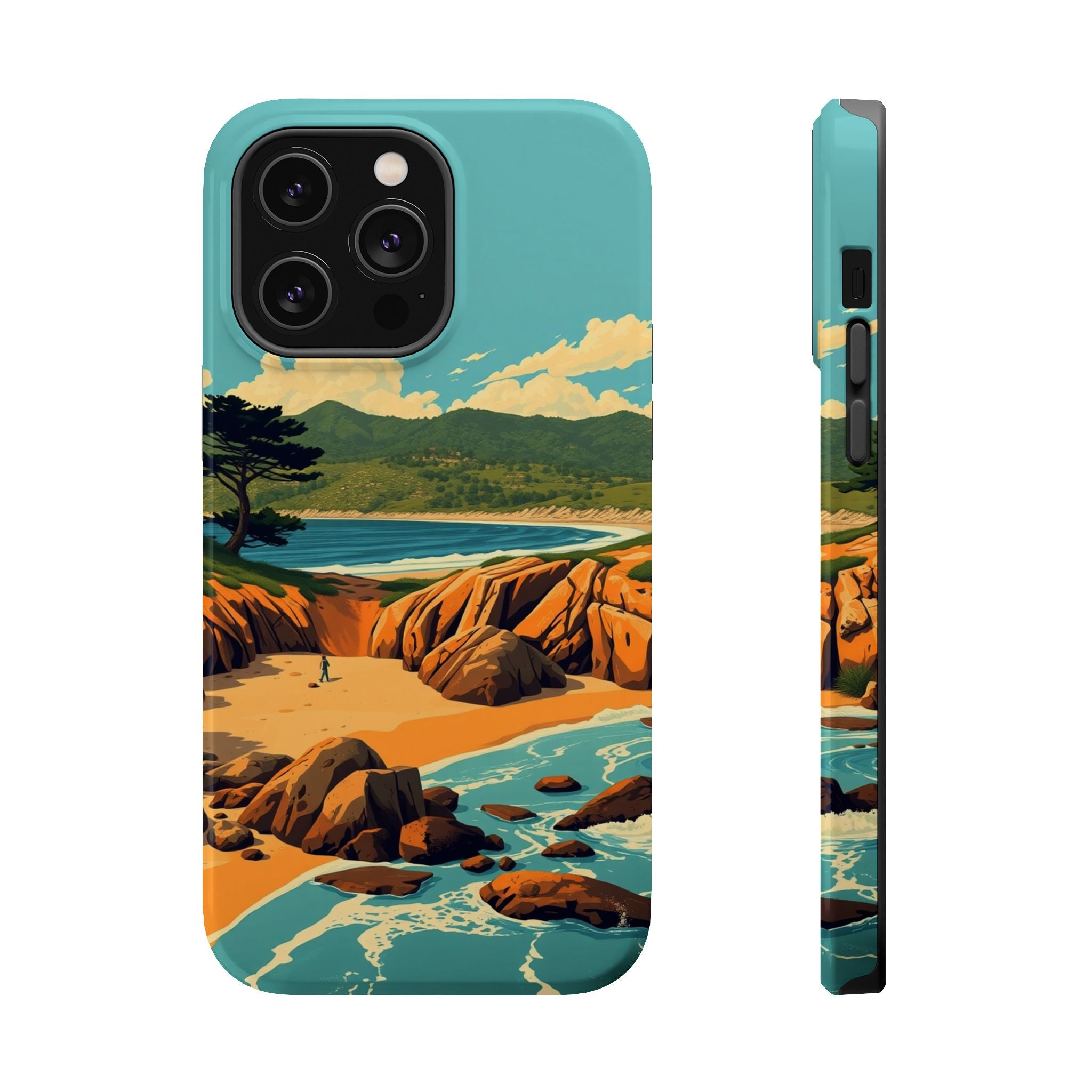 iPhone Pebble Beach Vintage Retro Poster Slim Everyday iPhone Designer · iPhone
