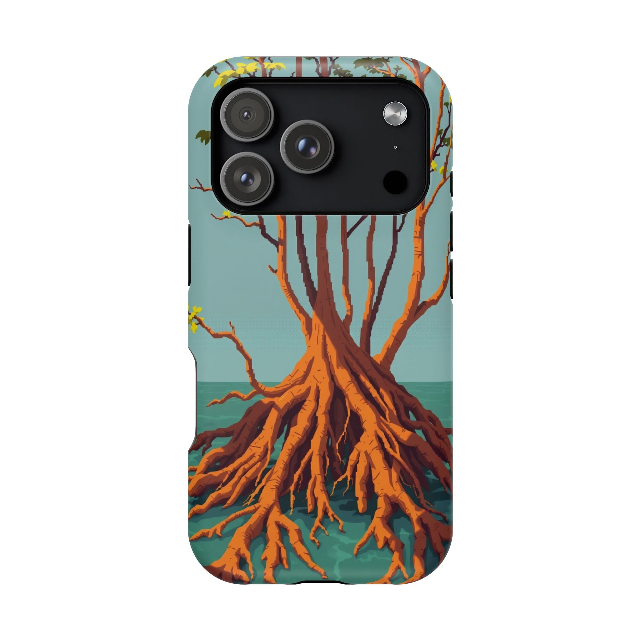 iPhone Mustard And Rust Mangrove Roots Slim Everyday iPhone 13 Designer · iPhone