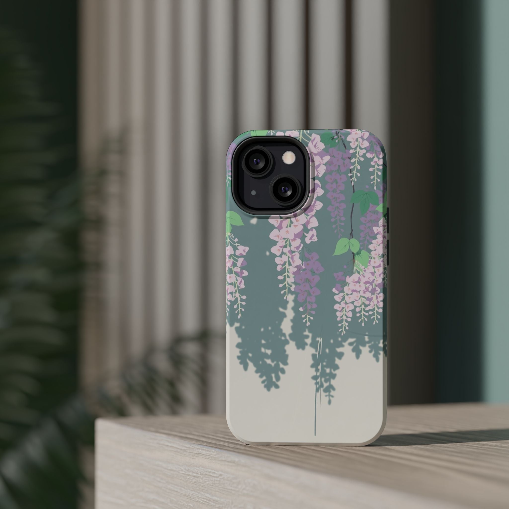 iPhone Dreamy Wisteria Cascade Design Slim Everyday Designer Case · iPhone Case