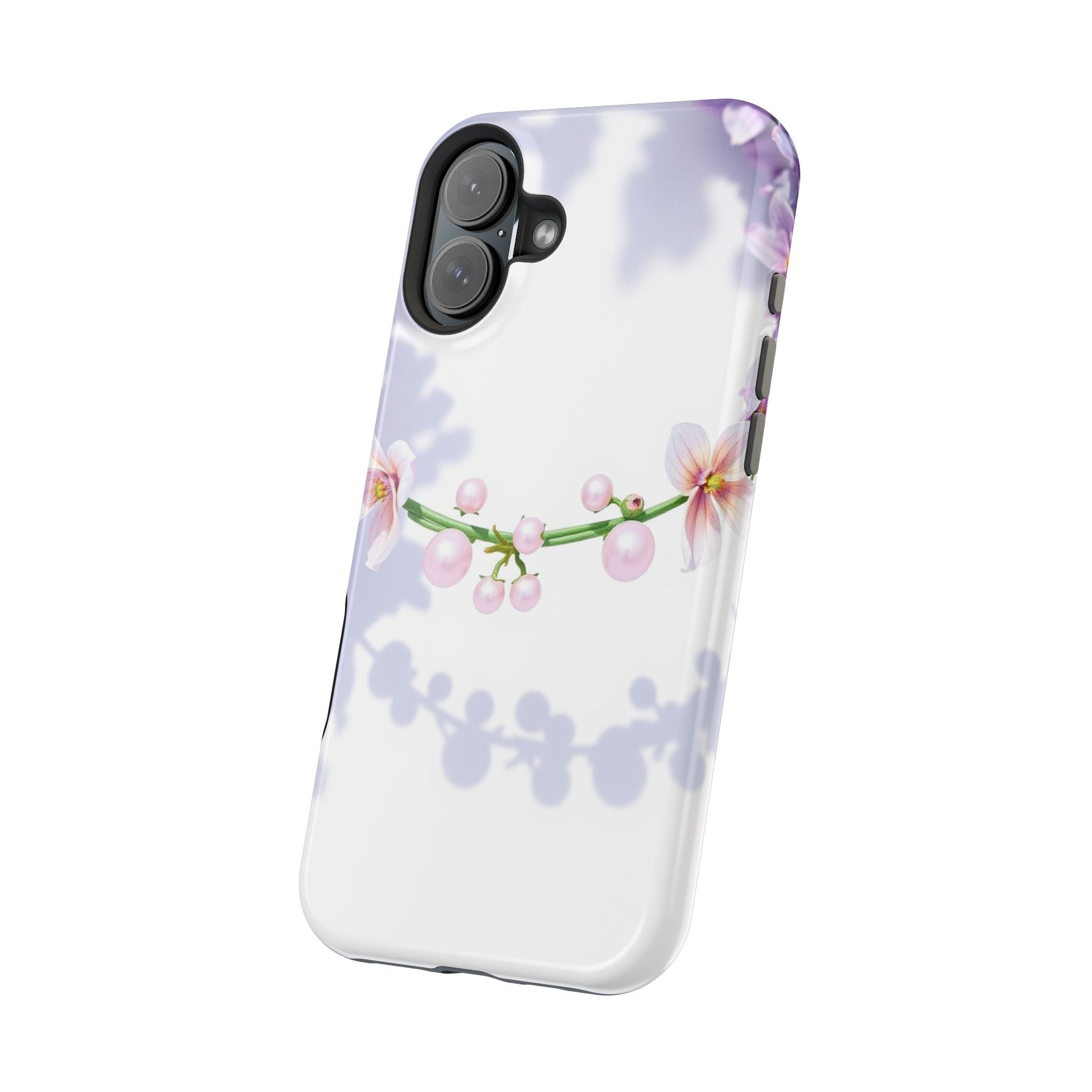 iPhone Vibrant Floral Crown Design Clean Minimal Snap Cas Slim Snap Case · iPhon