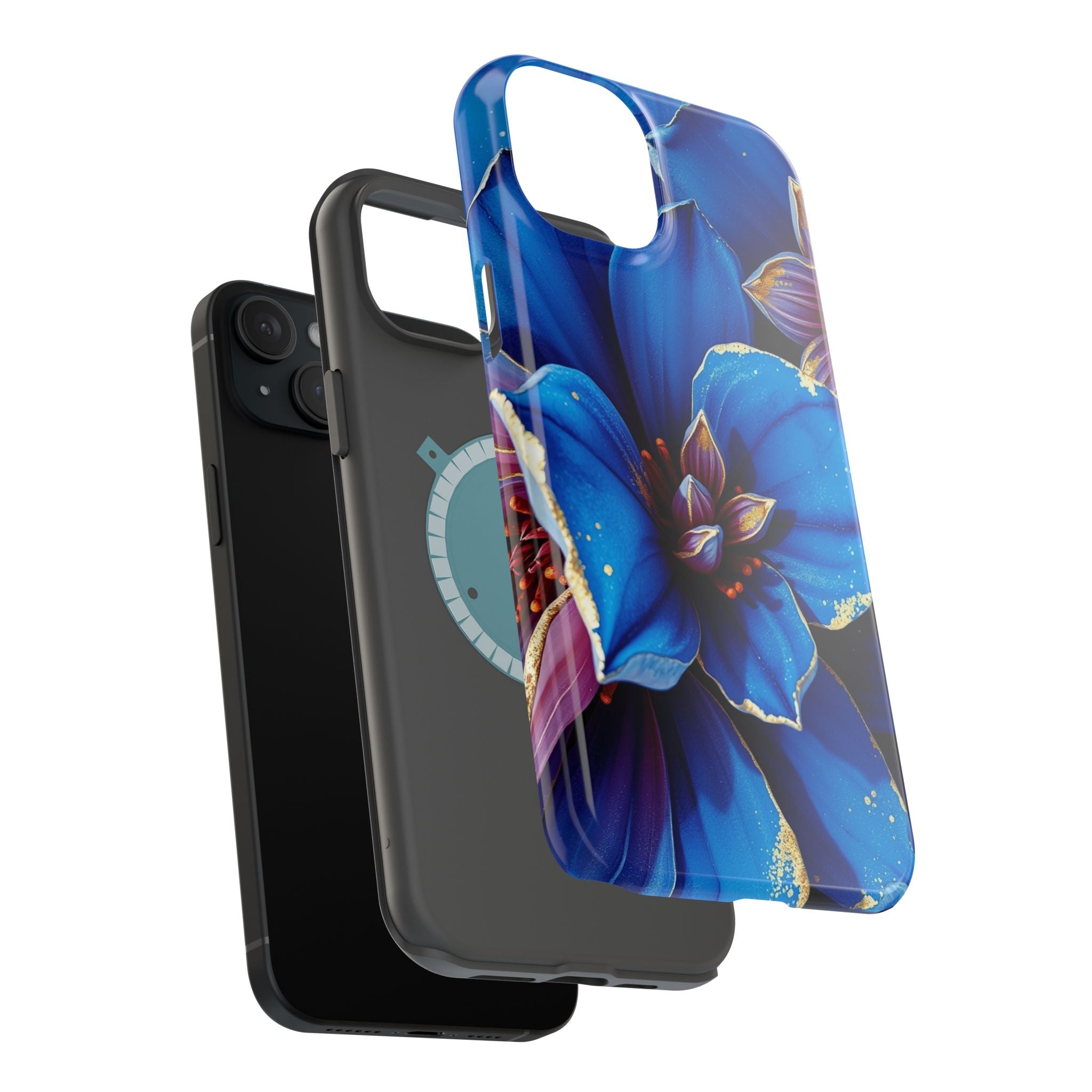 iPhone Floral Gold Foil Serene Design Slim Snap Case Ga · iPhone Case
