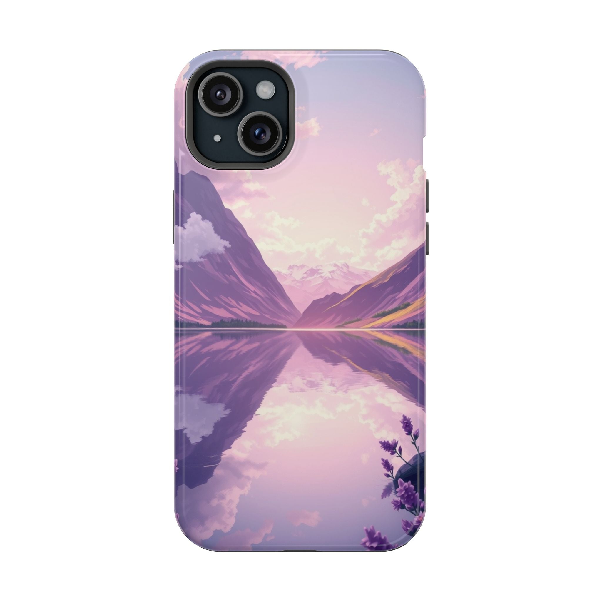 iPhone Lavender And Pearl Fjord Reflection Slim iPhone Everyday · iPhone Case