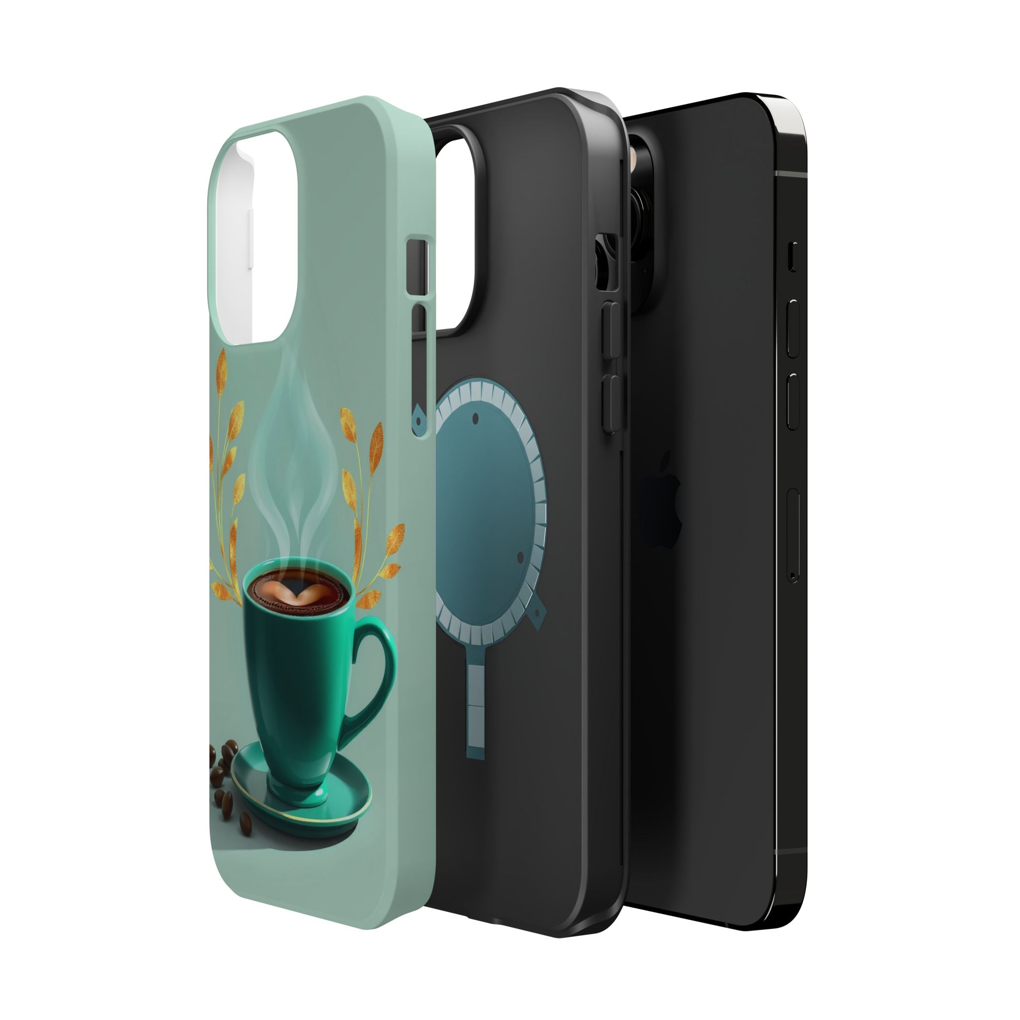 iPhone Radiant Emotional Support Coffee Design Soft Finish Everyday Case · iPhon