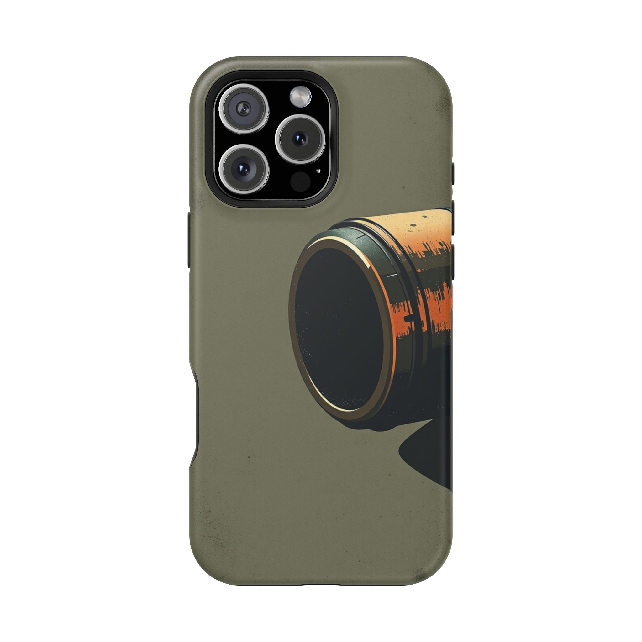 iPhone Charcoal And Copper Vintage Postcard Slim Everyday Designer Case · iPhone