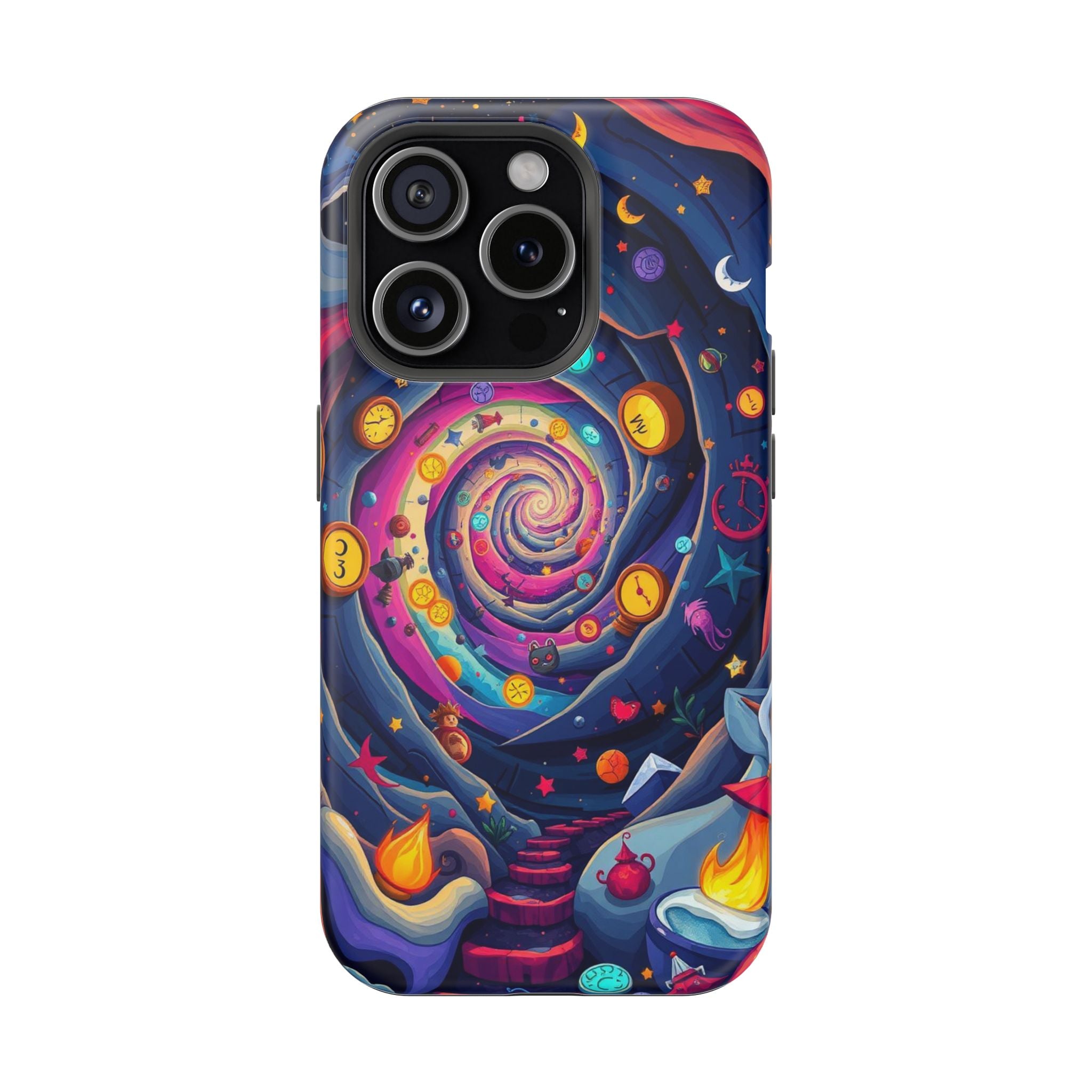 iPhone Time Portal Swirl Kids Fun iPhone Phone Case Gift Clean Minimal · iPhone