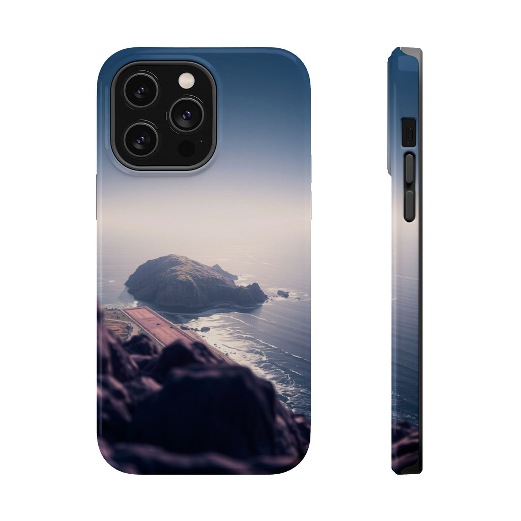 iPhone Shoreline Aerial Enchanted Art Slim Everyday Designer Case · iPhone Case