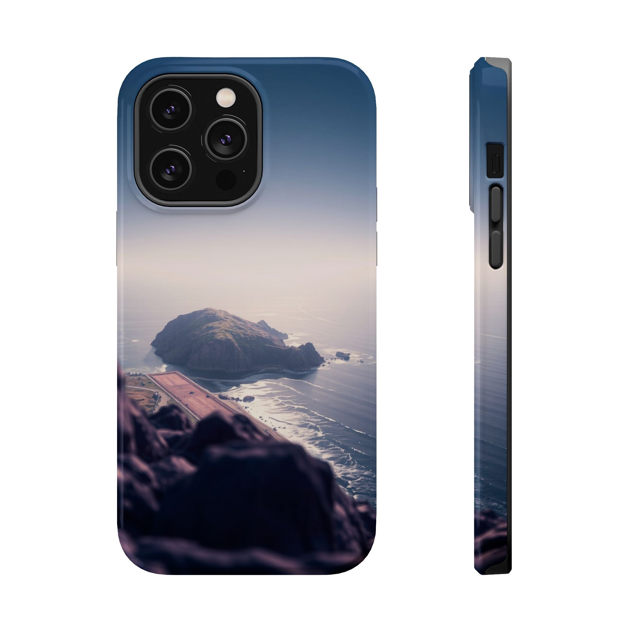 iPhone Shoreline Aerial Enchanted Art Slim Everyday Designer Case · iPhone Case