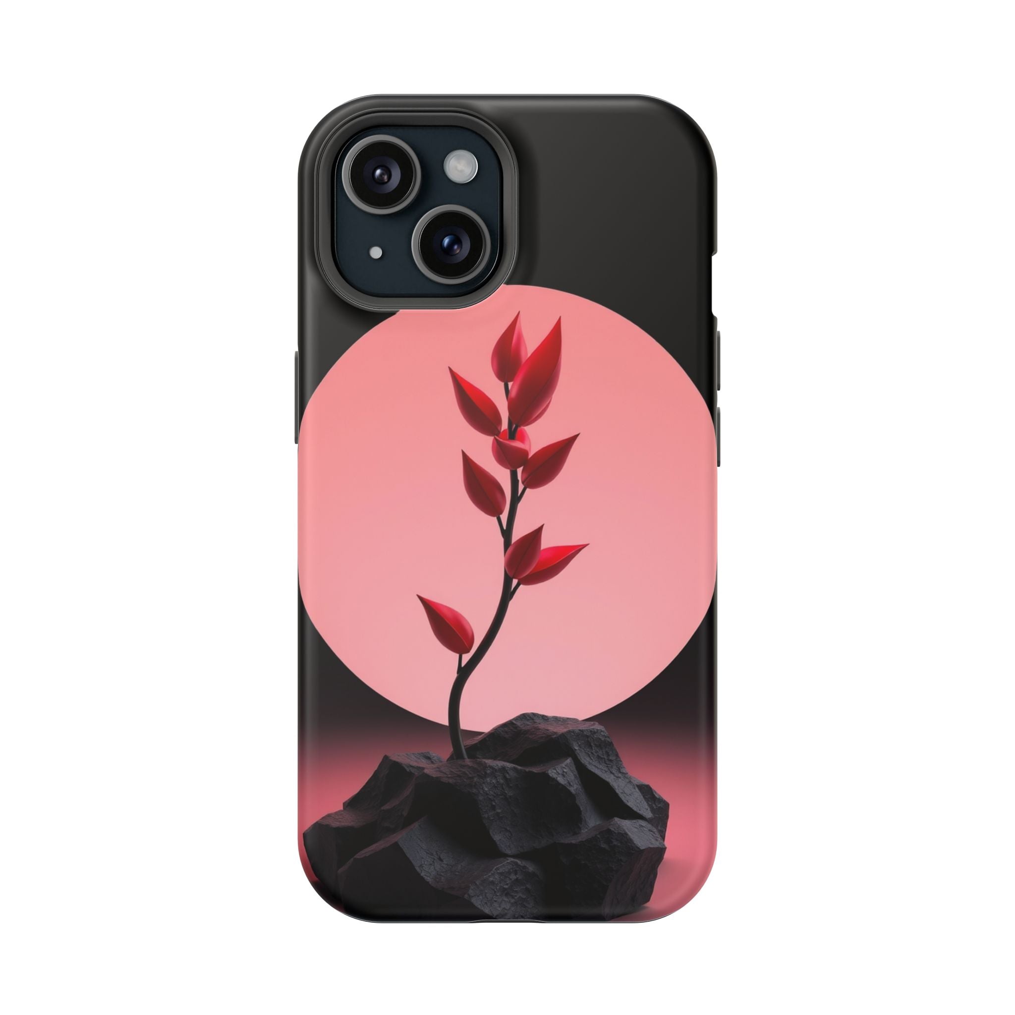 iPhone Serene Minimalist Stem Design Slim Everyday Designer Case · iPhone Case