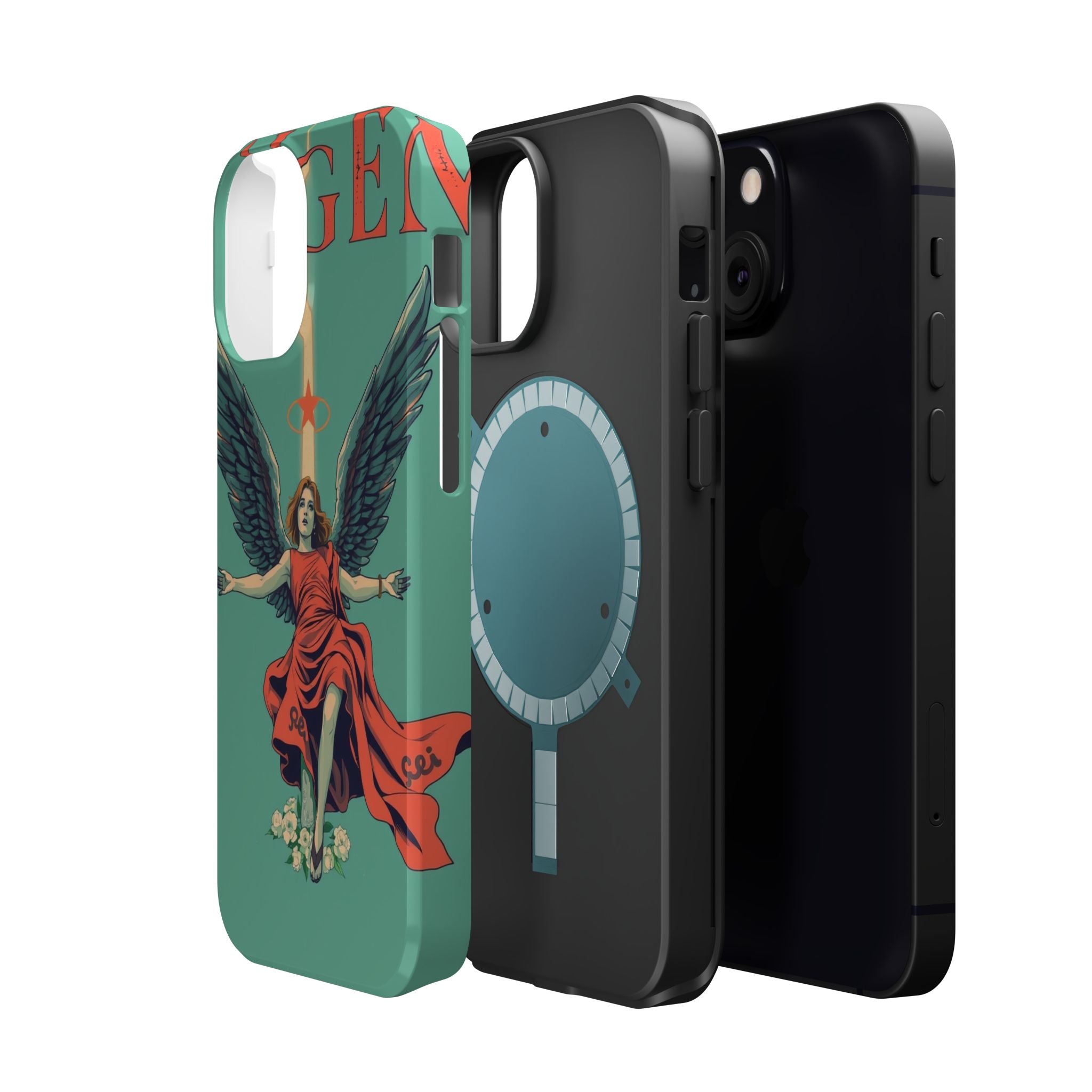 iPhone Radiant Fallen Angel Design Bold Modern Everyday Snap Case · iPhone Case