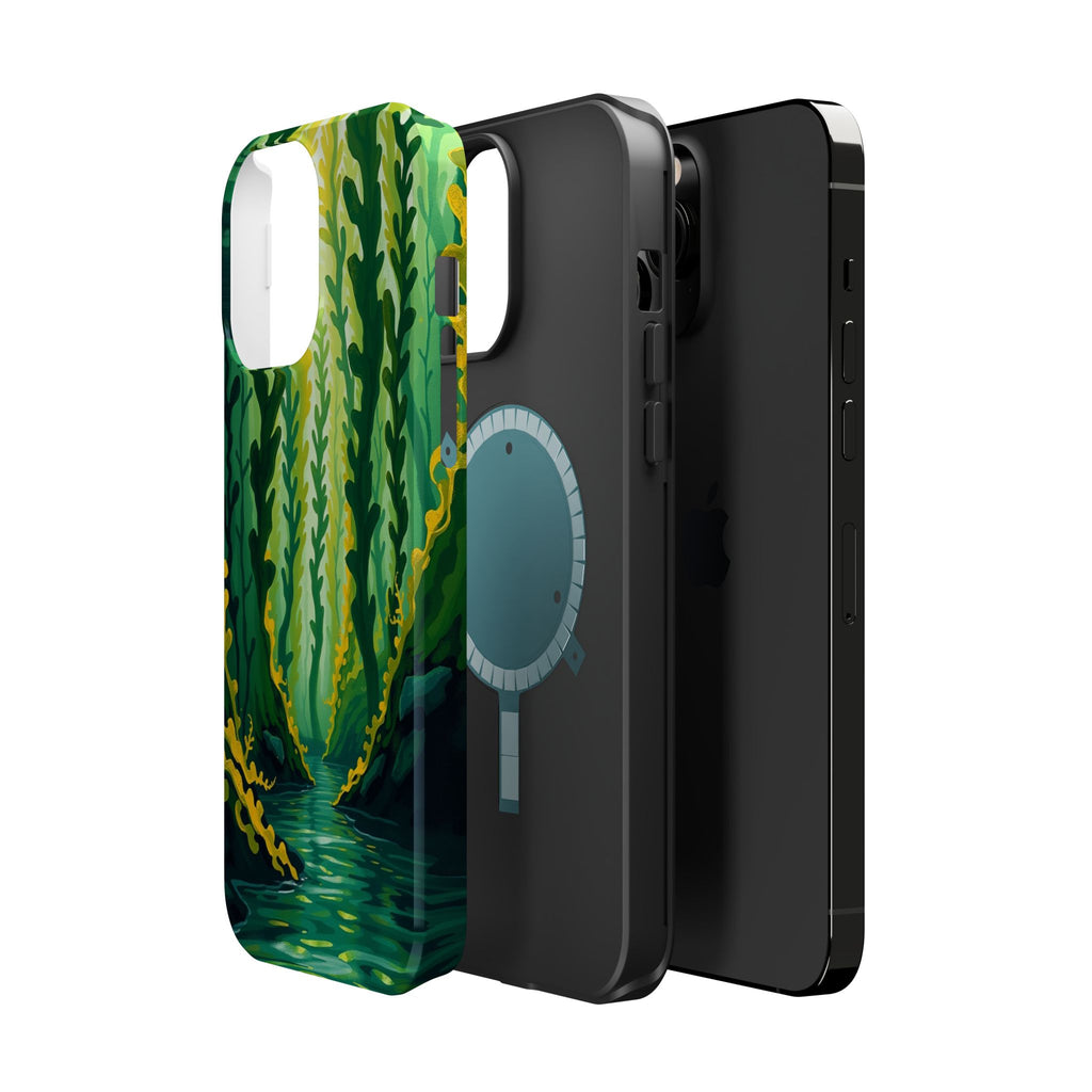iPhone Kelp Forest Oil Painting Impressionist Slim iPhone Everyday · iPhone Case