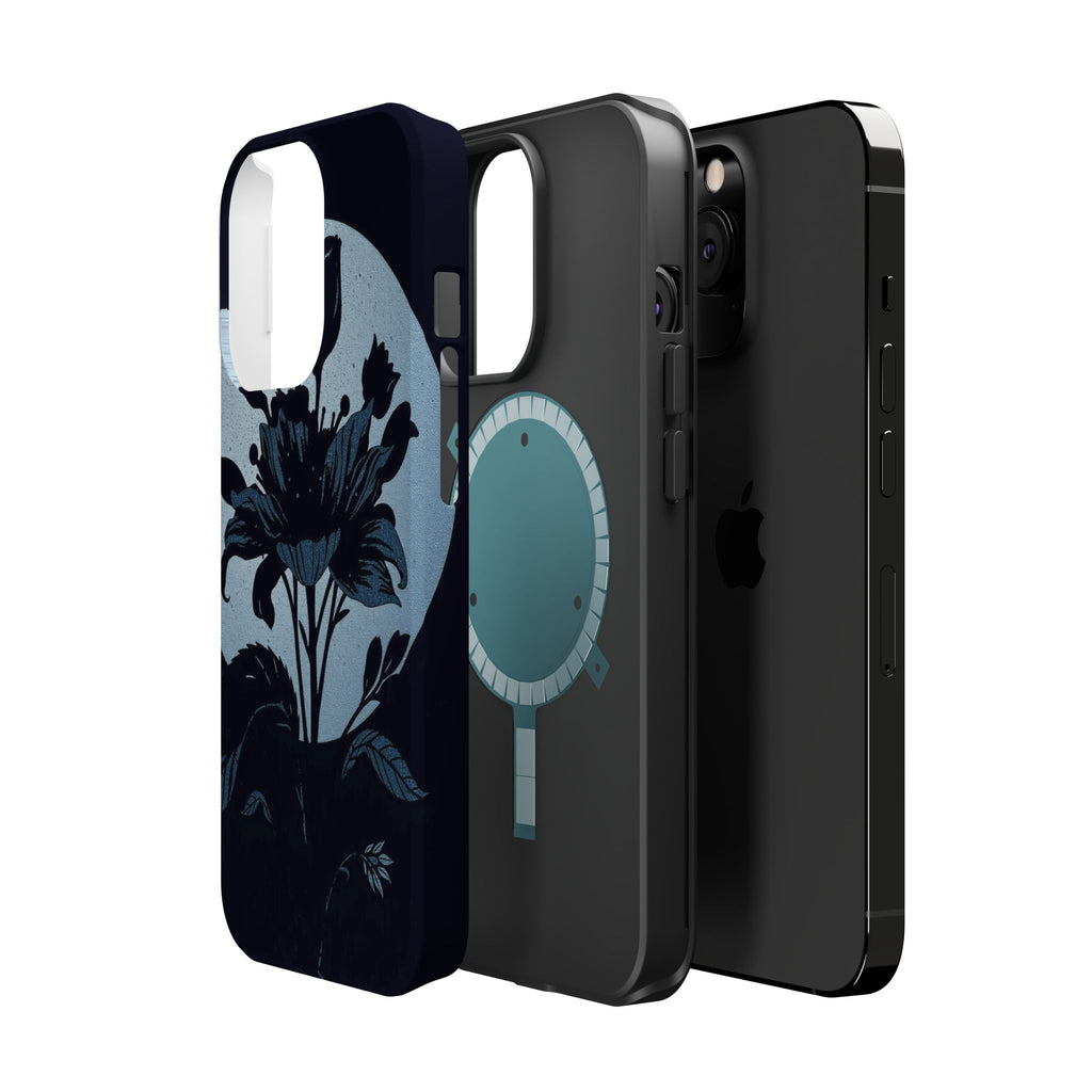 iPhone Radiant Floral Silhouette Design Slim Everyday Designer Case · iPhone Cas