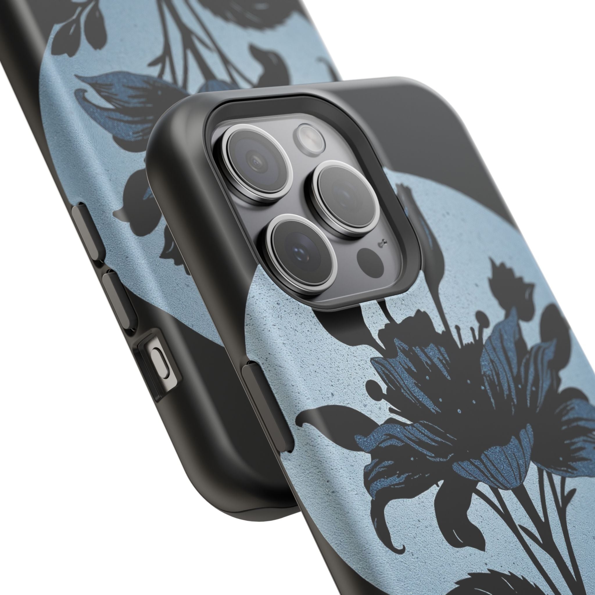 iPhone Radiant Floral Silhouette Design Slim Everyday Designer Case · iPhone Cas