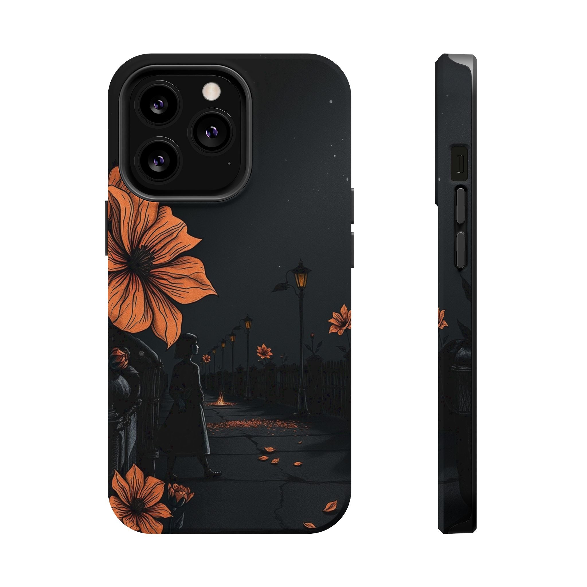 iPhone Night Bloomer Electric Art Bold Modern Everyday Snap Case · iPhone Case