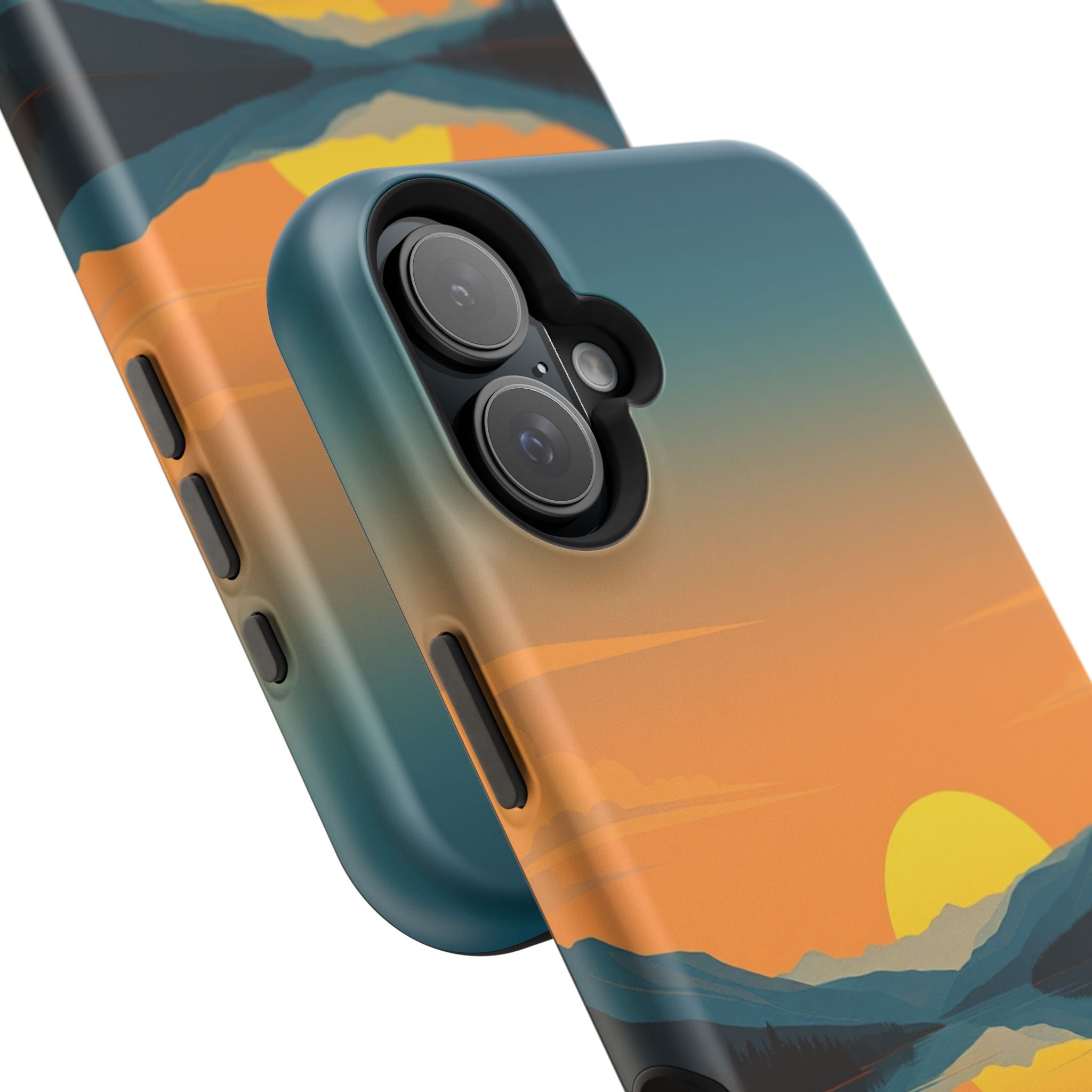 iPhone Lake at Twilight Cinematic Art Slim Everyday Designer Case · iPhone Case
