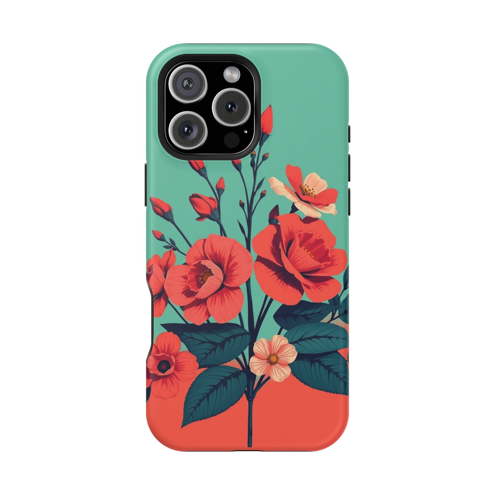 iPhone Pin-up Floral Cinematic Art Bold Modern Everyday Snap Case · iPhone Case