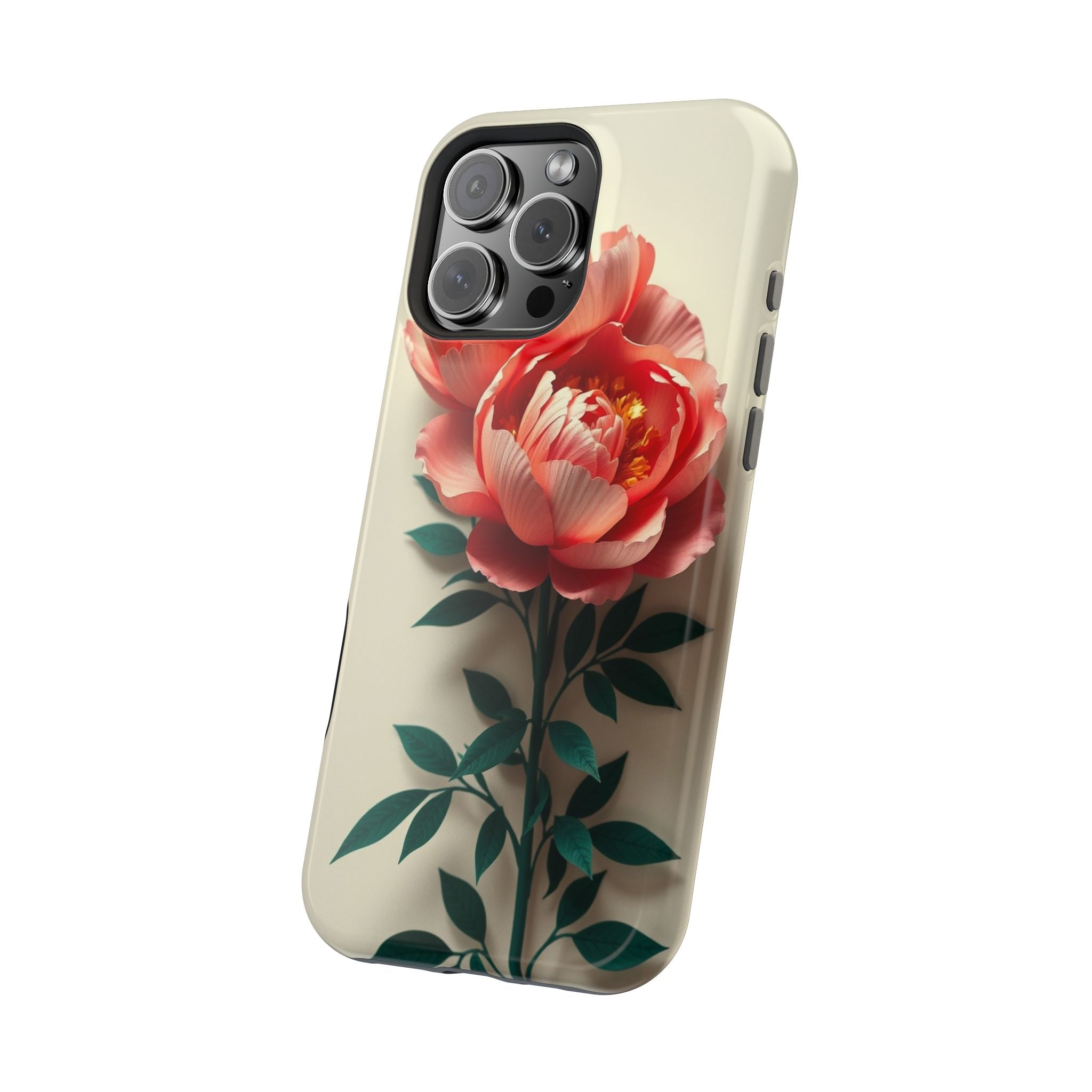 iPhone Emerald Green And Gold Peony Bouquet Slim iPhone Everyday · iPhone Case