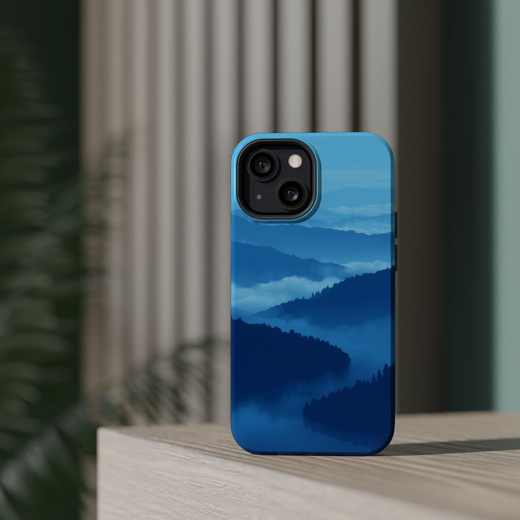 iPhone Fog Rolling Over Hills Pixel Art -Bit Slim iPhone Everyday · iPhone Case