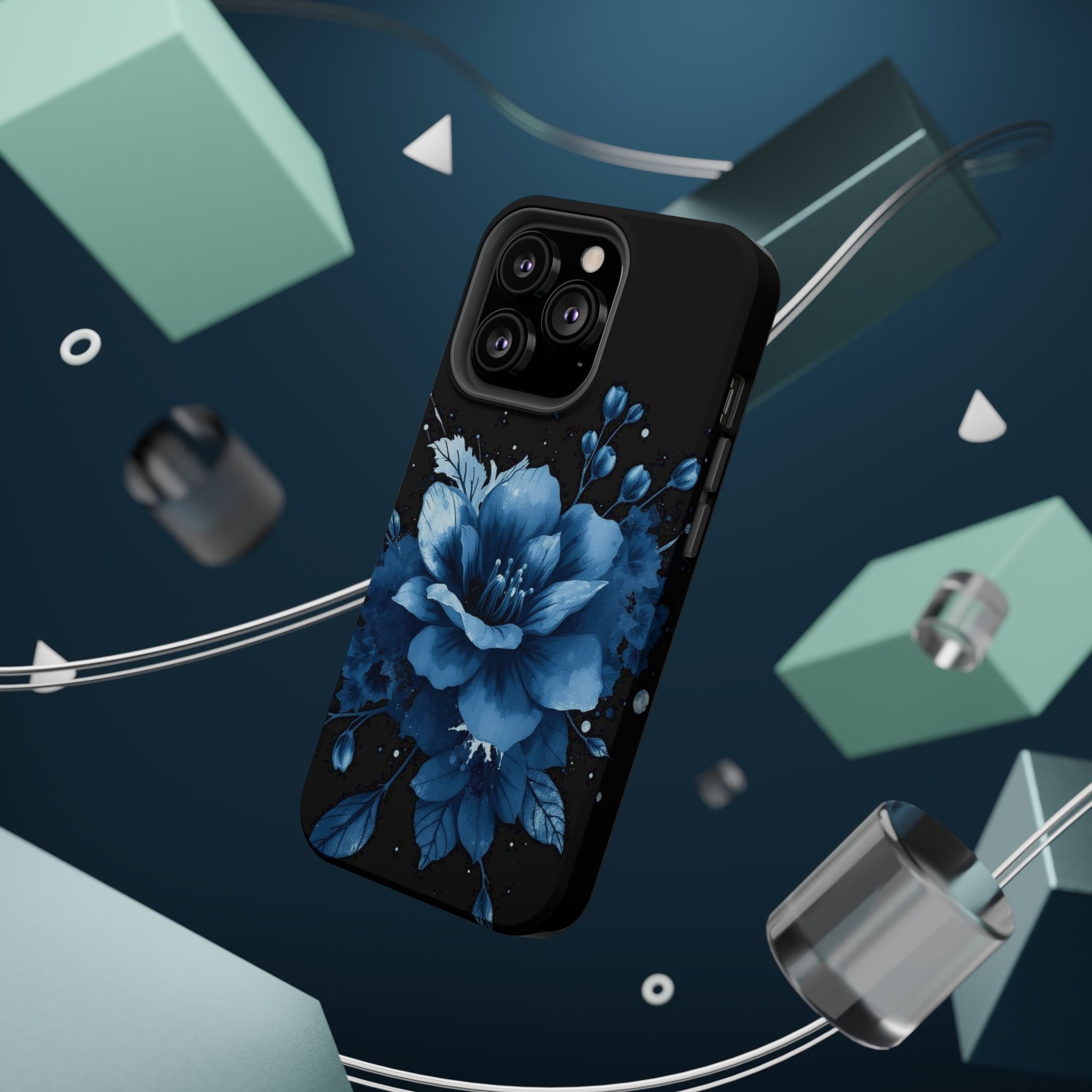 iPhone Serene Floral Watercolor Splash Design Slim Everyday Designer · iPhone Ca