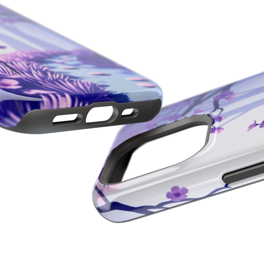 iPhone Blossom Trail Paper Cut Art Bold Modern Everyday Snap Case · iPhone Case