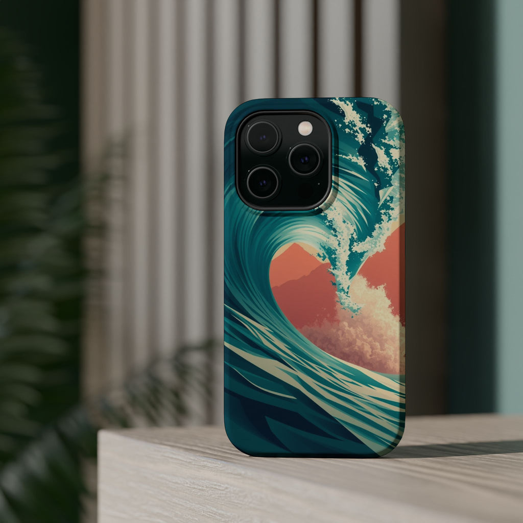 iPhone Ocean Wave Crash Cinematic Art Slim Everyday Designer Case · iPhone Case