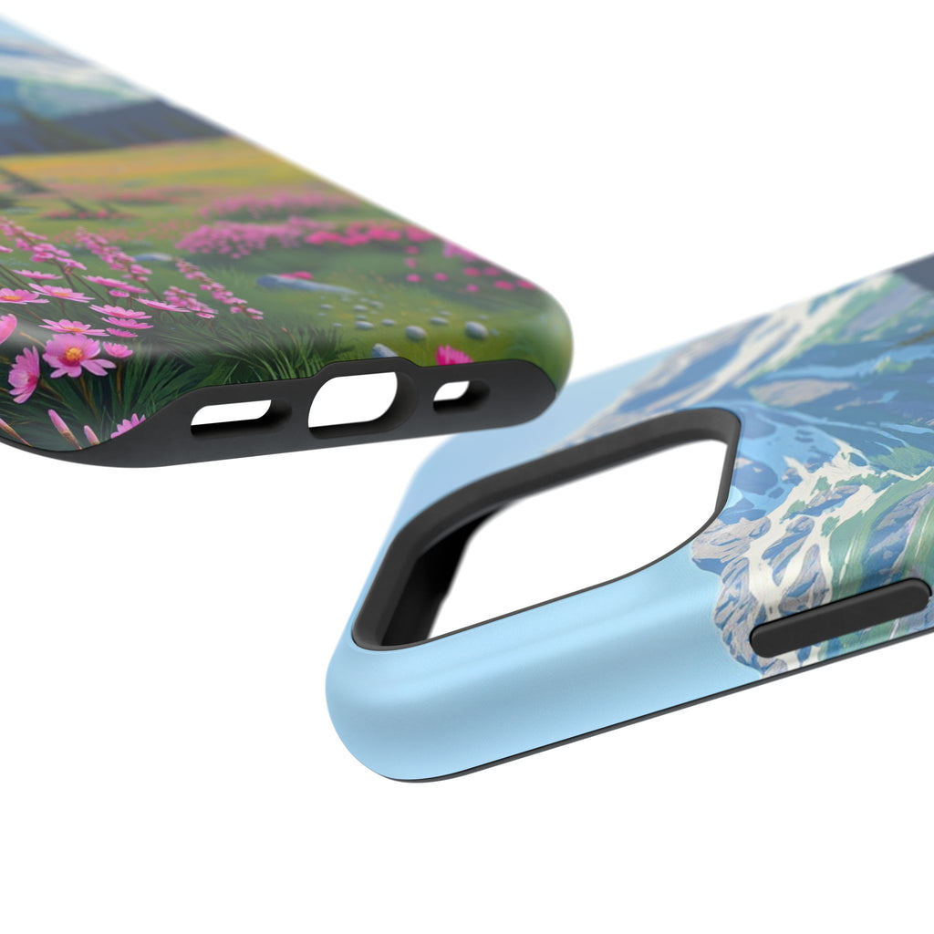 iPhone Earthy Alpine Meadow Design Bold Modern Everyday Snap Case · iPhone Case
