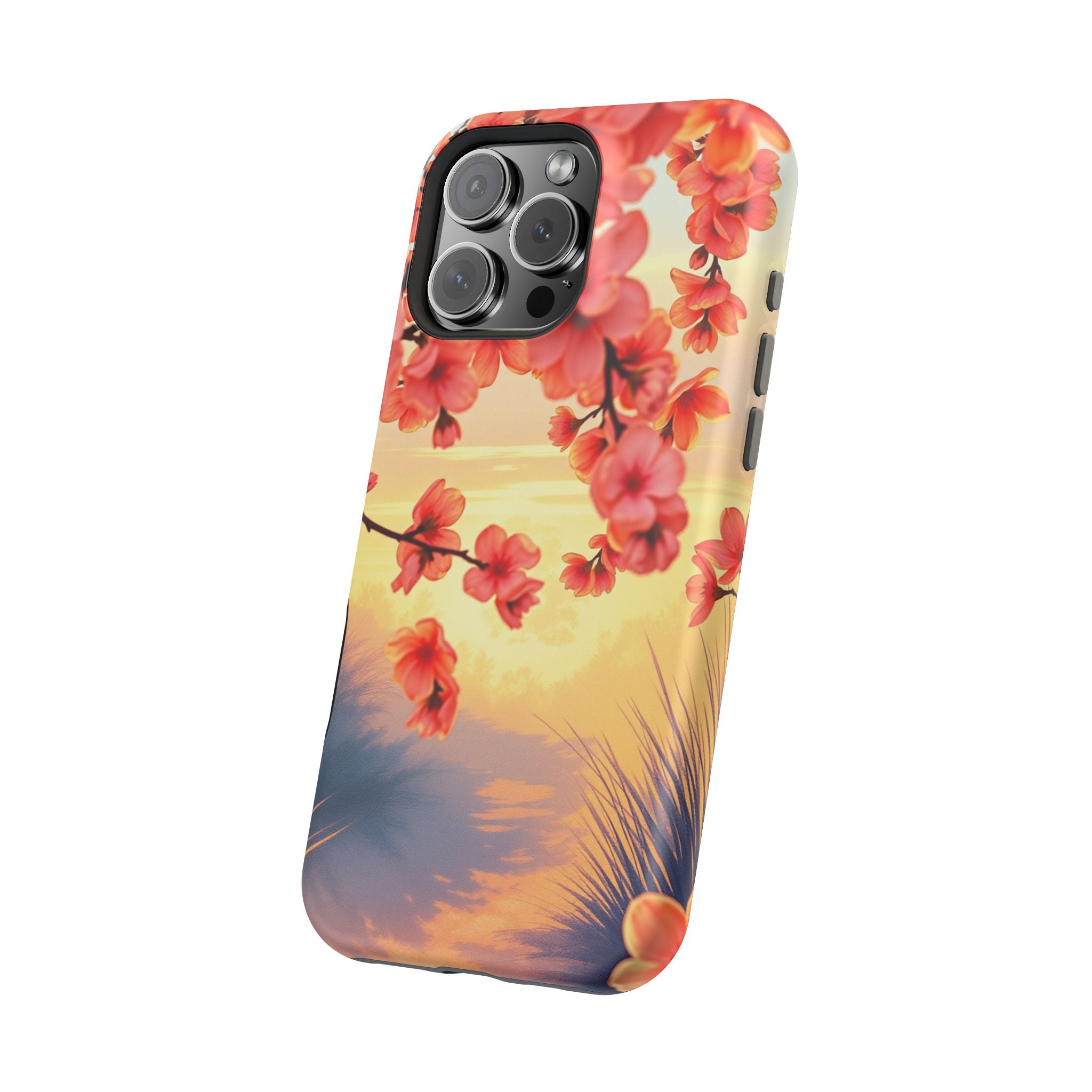 iPhone Sunset Amber And Peach Blossom Trail Slim Snap Cas Carry Case · iPhone Ca