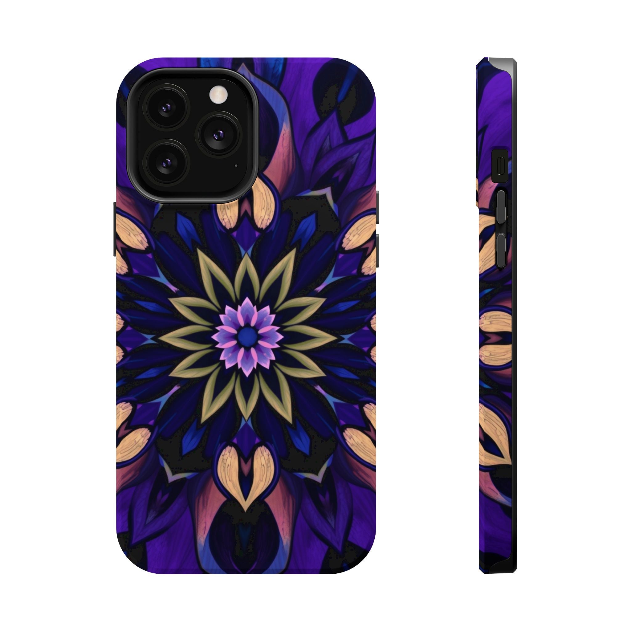 iPhone Floral Mandala Mystic Art Bold Modern Everyday Snap Case · iPhone Case