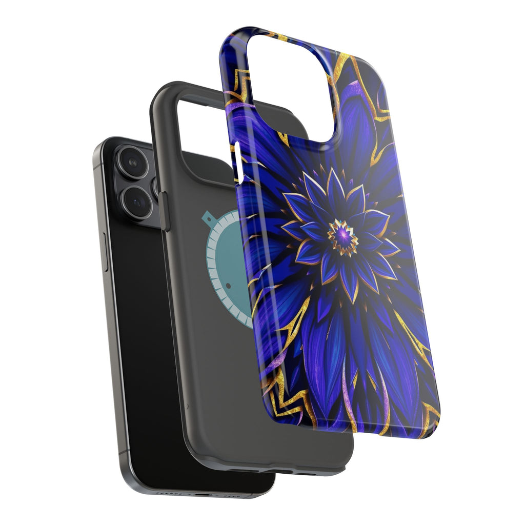 iPhone Floral Mandala Electric Art 14 Slim Everyday Designer Case · iPhone Case