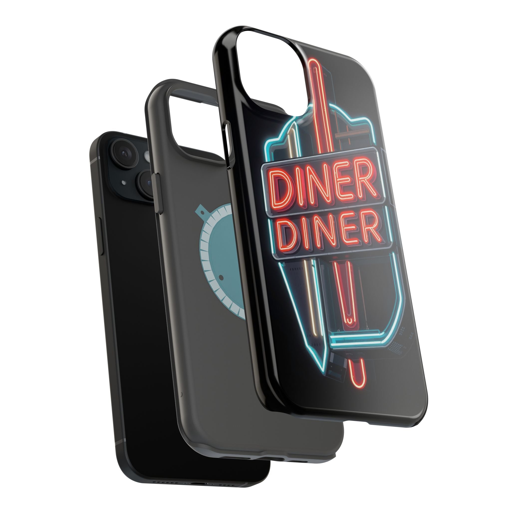 iPhone Neon Diner Sign Electric Art Slim Everyday Designer Case · iPhone Case