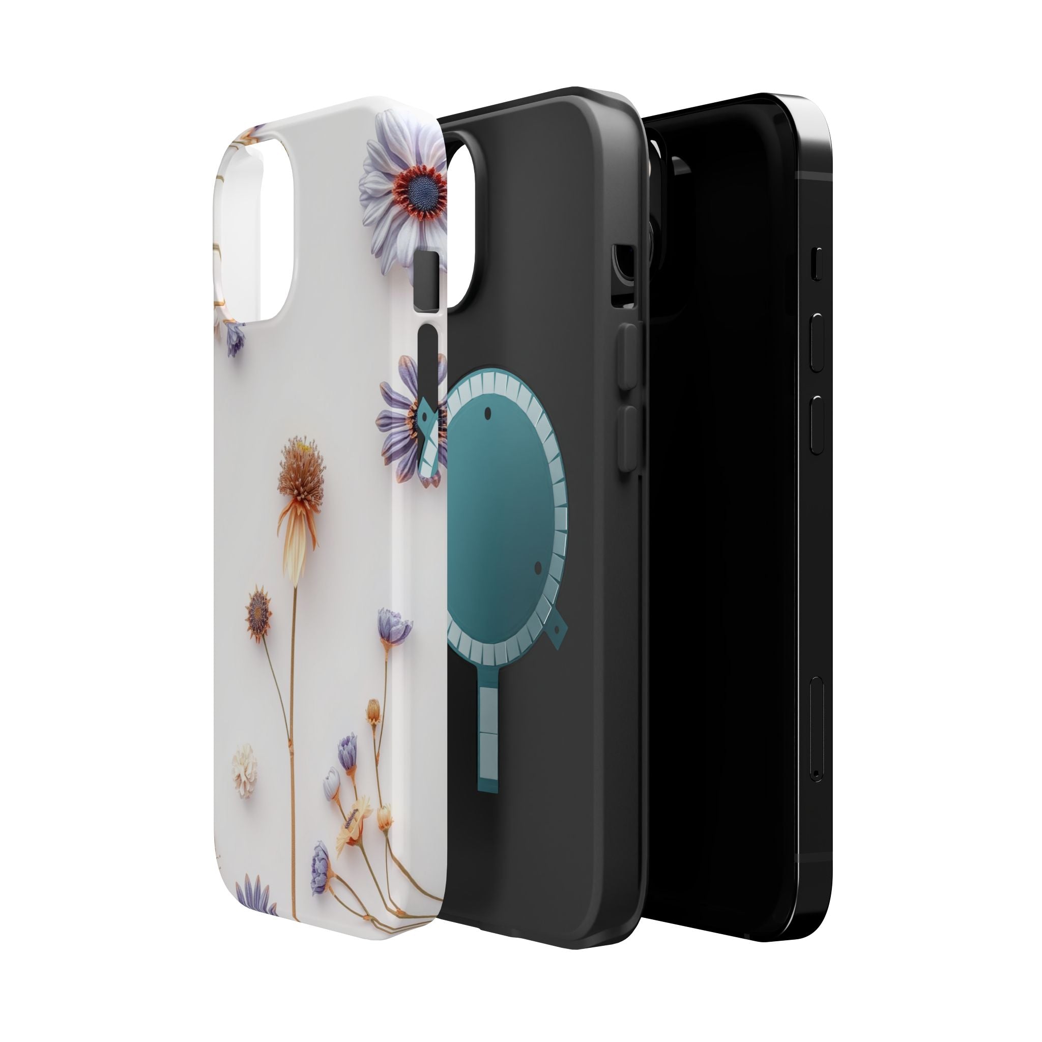 iPhone Dried Flower Flat Lay Bold Art Slim Everyday Designer Case · iPhone Case
