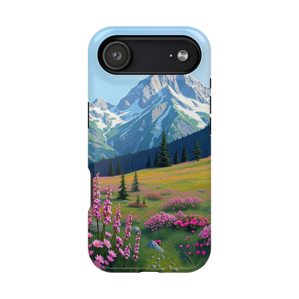 iPhone Earthy Alpine Meadow Design Bold Modern Everyday Snap Case · iPhone Case
