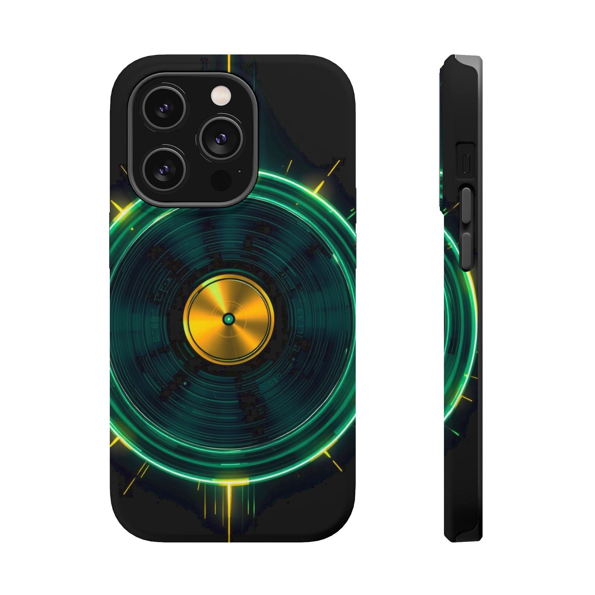 iPhone Dreamy Record Vinyl Spin Design Slim Everyday Designer Case · iPhone Case